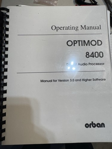Orban optimod 8400 - orban,