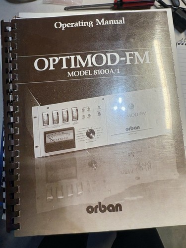 Vintage orban optimod 8100 - vintage,